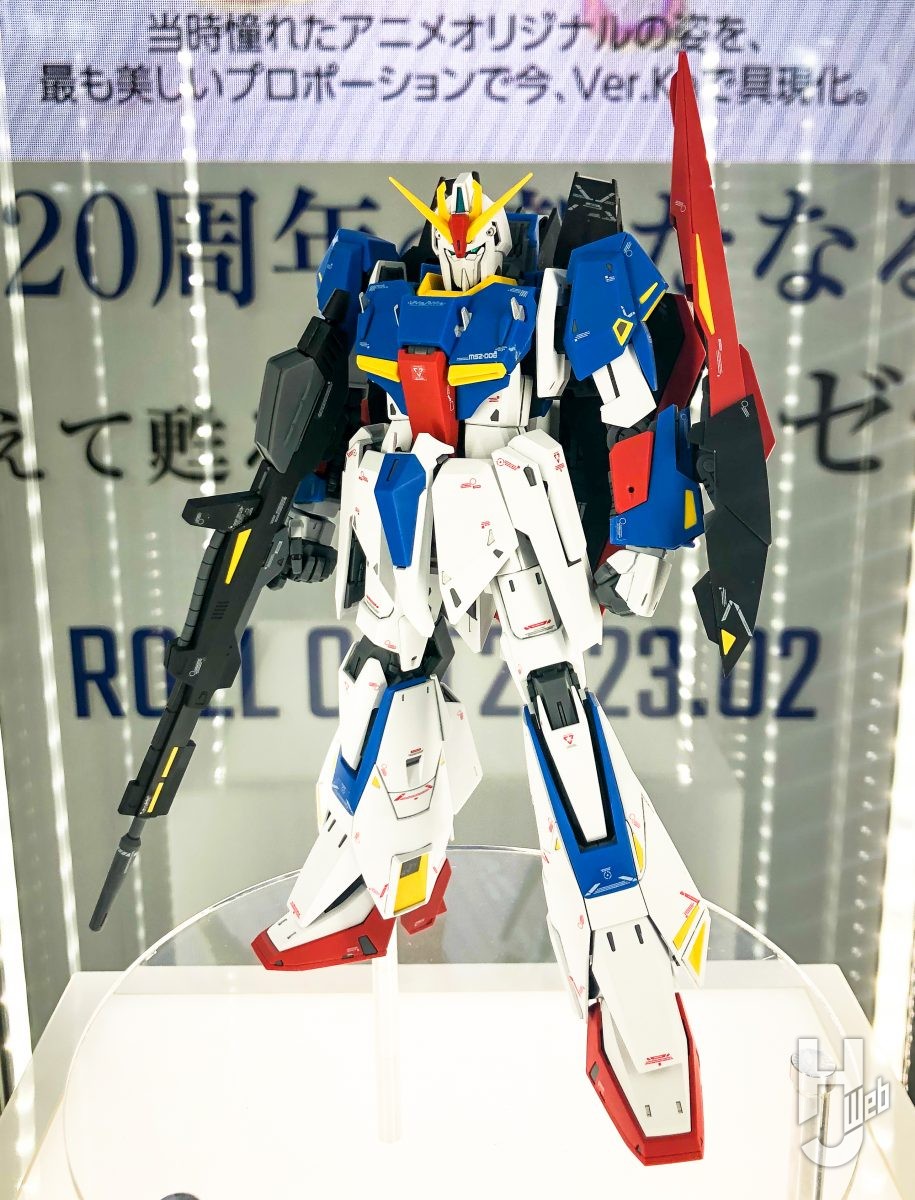 MG Zガンダム Ver.KaやFULL MECHANICS 1/100 ガンダムエアリアルの実物