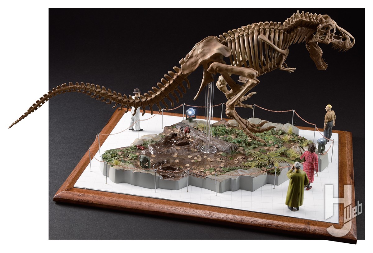 Imaginary Skeleton ティラノサウルスで博物館風のディオラマを製作 澤武慎一郎 Hobby Japan Web