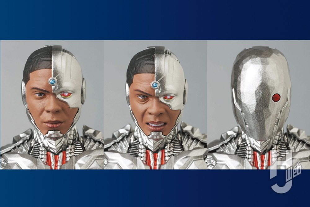サイボーグ　3種の表情比較画像