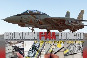 タミヤの傑作キット1/48スケール「F-14Aトムキャット」の攻略法をご紹介