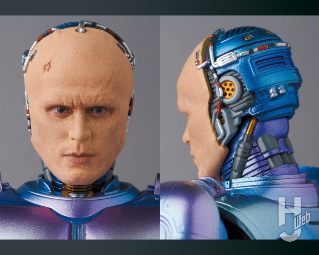 マーフィーヘッドのロボコップの2種の表情比較画像