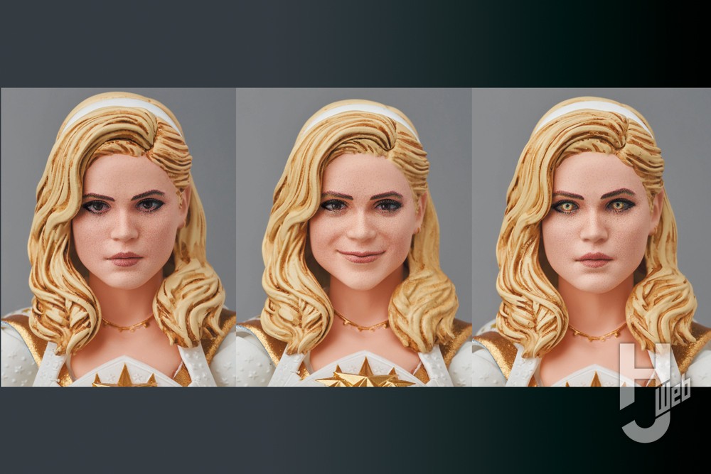 スターライトの3種の表情比較画像