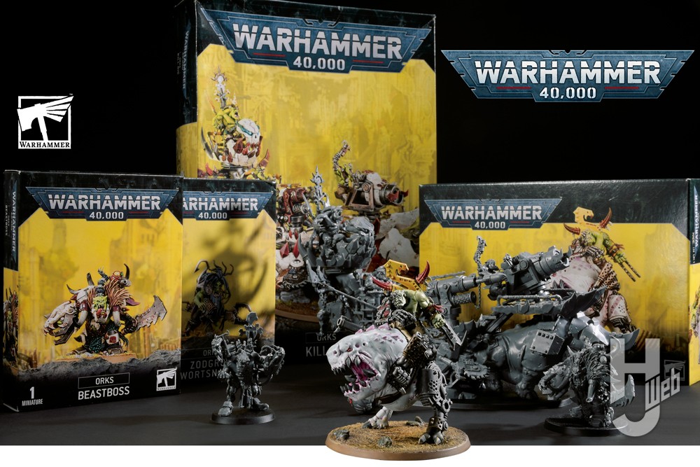 ウォーハンマー Warhammer 40K オルク デフドレッド ×3体 - プラモデル