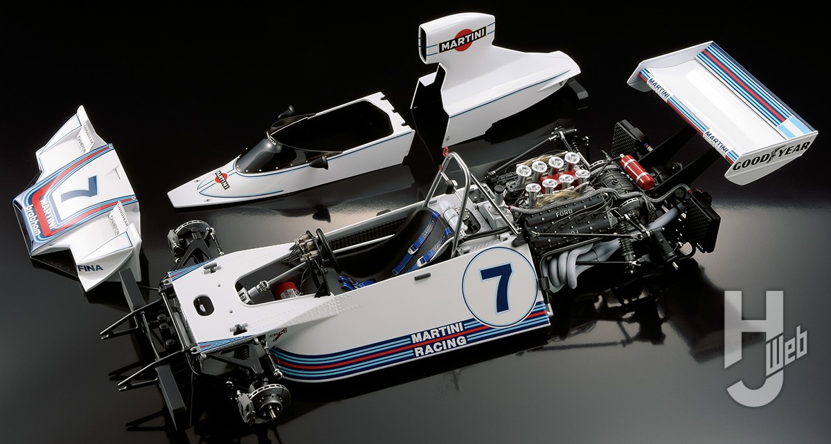 Tamiya 12042 - 1/12 Martini Brabham BT44B 1975 Plastic Model Kit