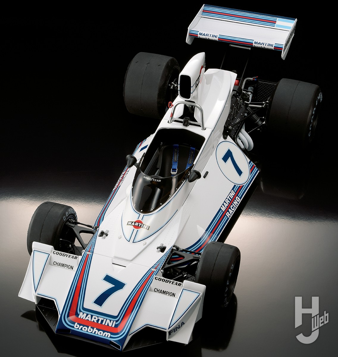 Tamiya 1:12 Scale Martini Brabham BT44B Model Kit # 12018 Pace