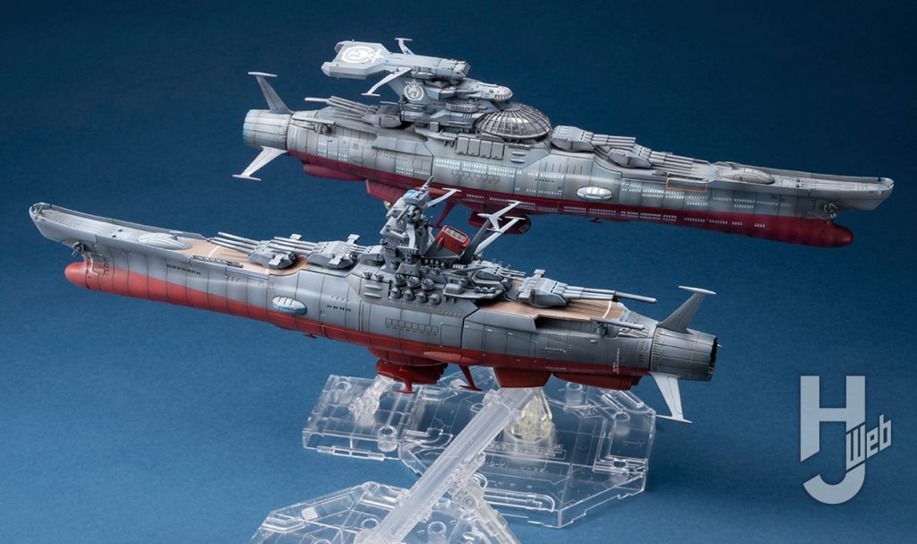 2205版宇宙戦艦ヤマトと銀河のツーショット
