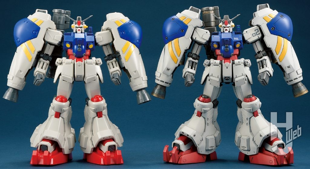 RX-78 GP02A サイサリス　素組み比較