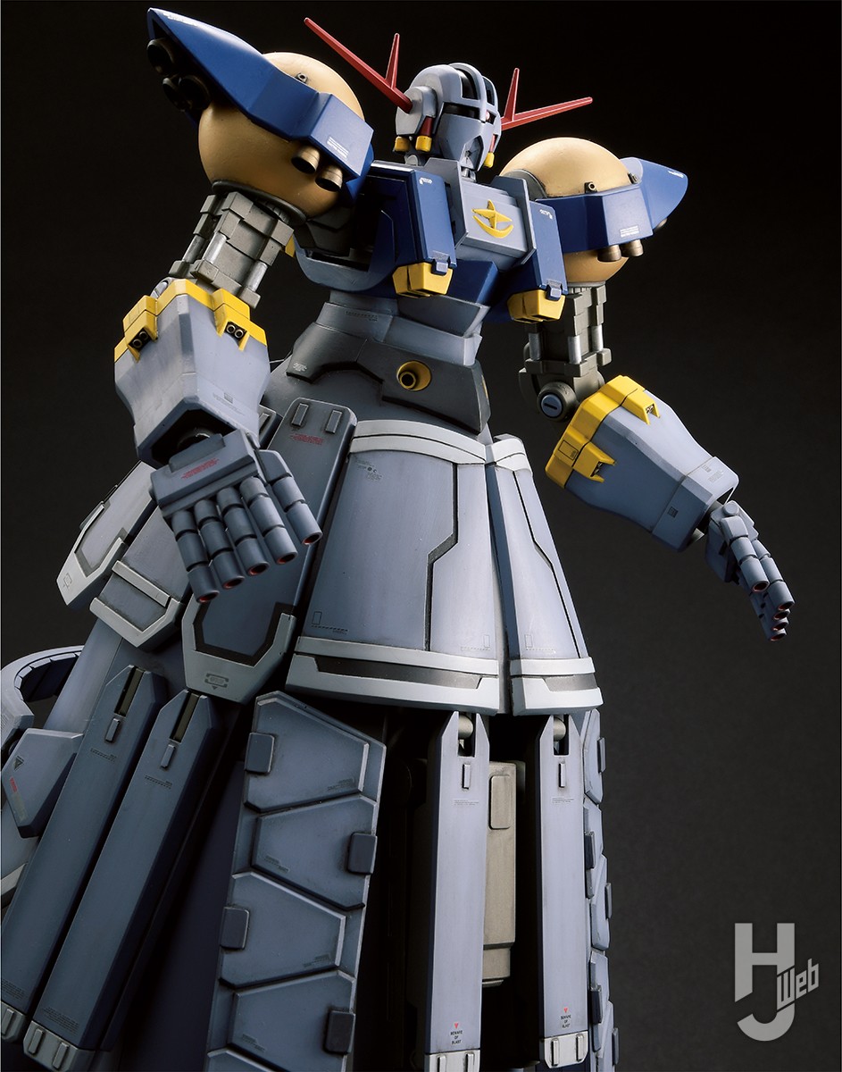 直販正本中古 ガンプラ MG 1/100 パーフェクト ジオング 塗装済 完成品 スペアヘッド付き ／ マスターグレード 機動戦士 ガンダム MSV ジャンク 機動戦士ガンダム