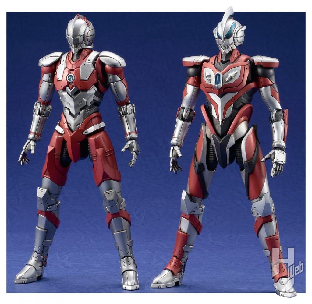 ULTRAMAN SUIT（GEED IMAGE Ver.）　素組み比較
