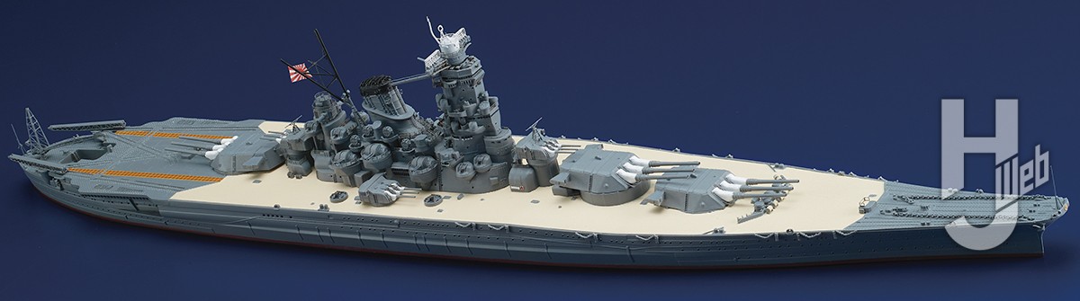 1/700「日本海軍 戦艦 武蔵 就役時」細部まで追求した力作キットを