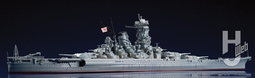 日本海軍 戦艦 武蔵 就役時　横　2