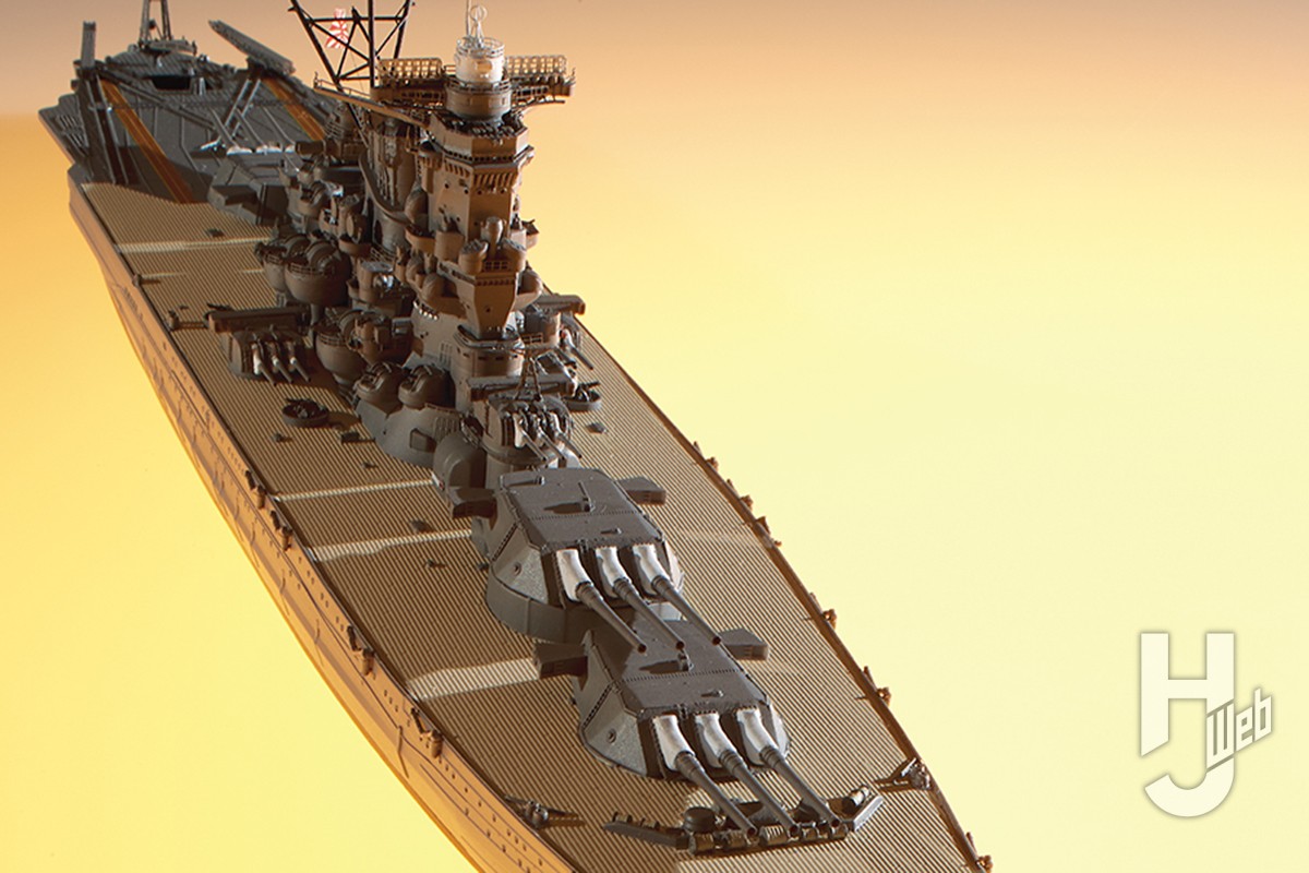 1/700「日本海軍 戦艦 武蔵 就役時」細部まで追求した力作キットをディティールアップ