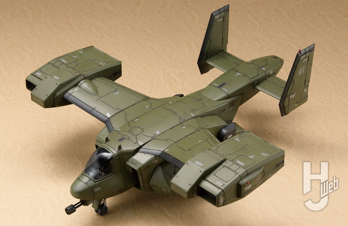 『境界戦機』北米同盟軍AMAIM輸送機「V-33 ストークキャリー」ディティールアップ – Hobby JAPAN Web