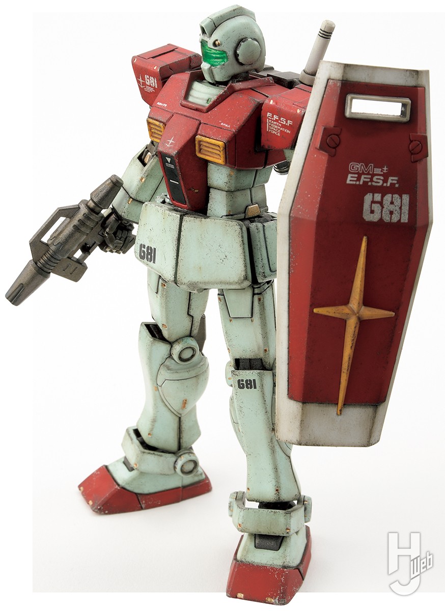 機動戦士ガンダム ジム ガンプラ改修塗装完成品