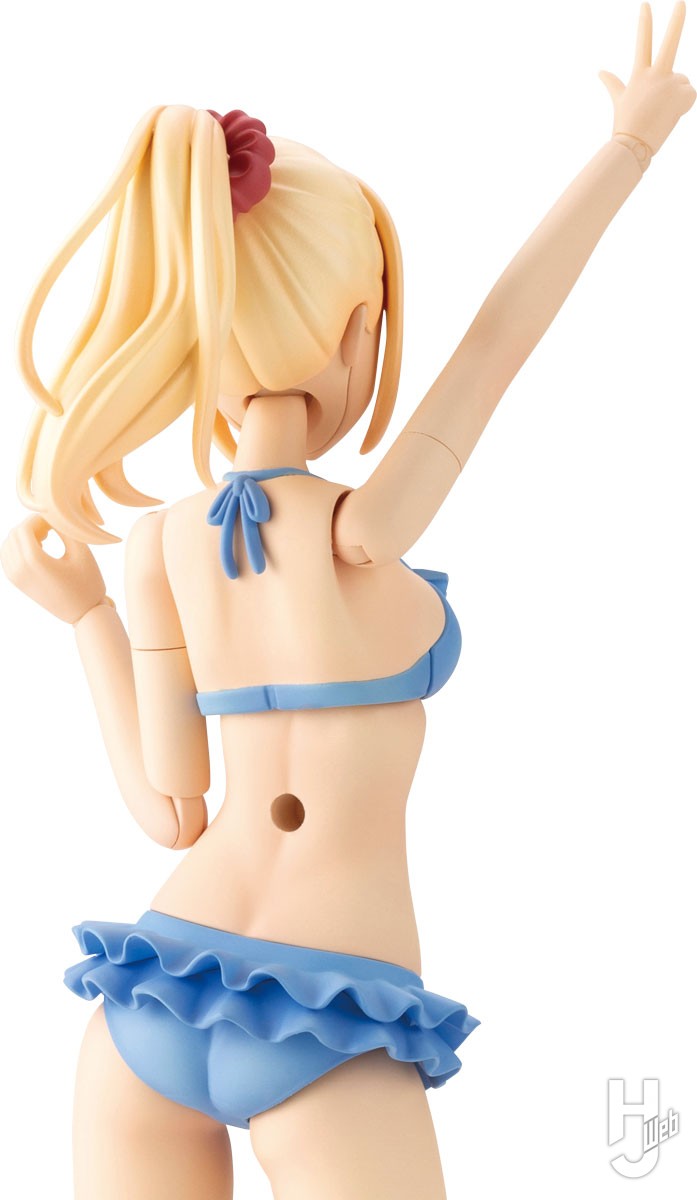 未組立品 プラモデル コトブキヤ 1/10 結城まどか 水着 創彩少女庭園