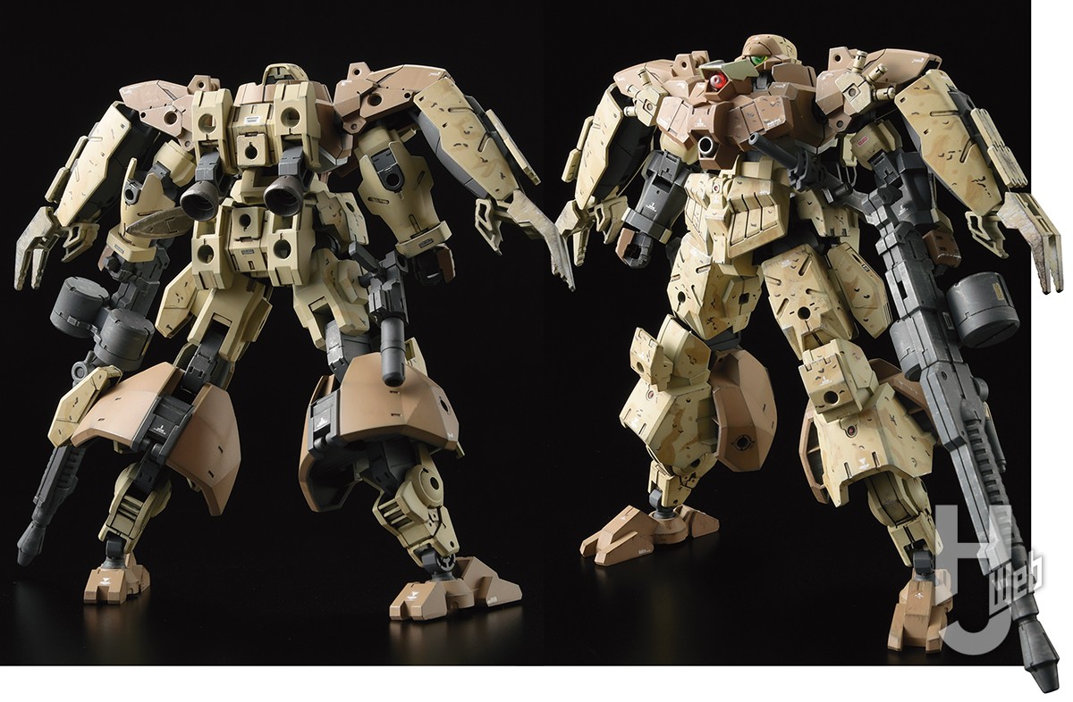 30MM」初の合体機構！「レヴェルノヴァ&ガルドノヴァ」を砂漠戦仕様の 