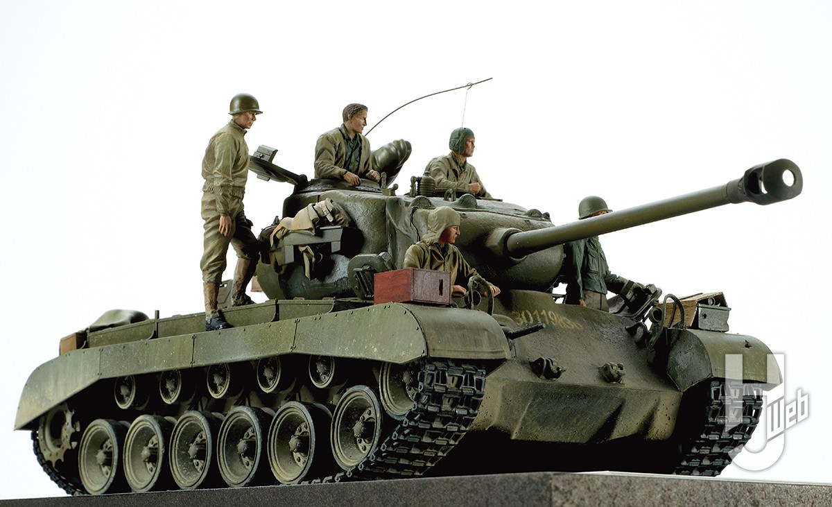 米軍「M26 パーシング戦車」をタミヤ1/35キットで完全再現！ 有名な 