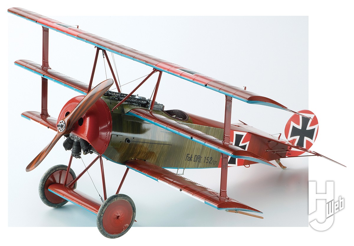 撃墜王の愛機・フォッカー Dr.I 戦闘機をモンモデル1/24ラージスケールで製作 – Hobby JAPAN Web