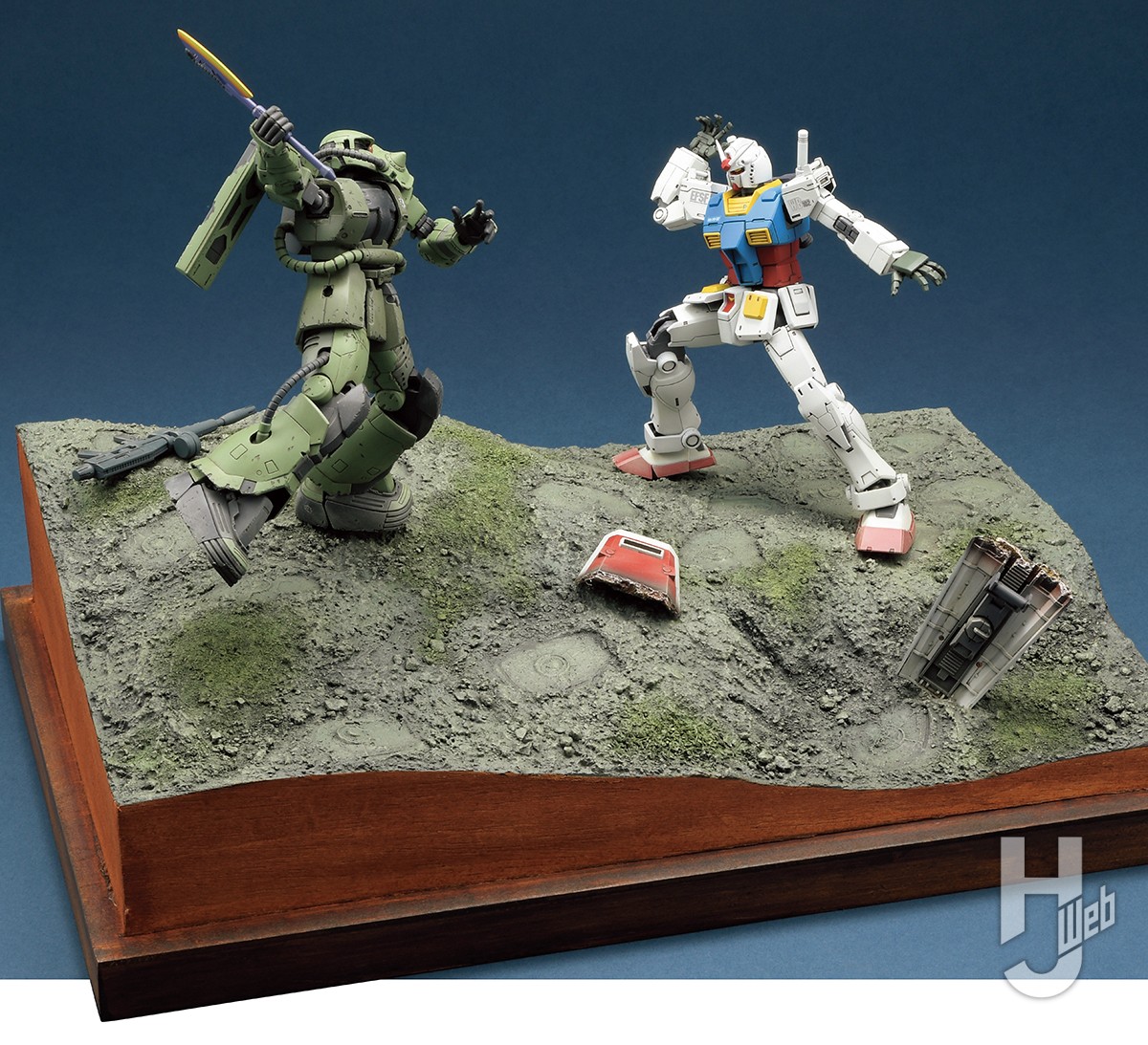 ザクヘッド ジオラマ 完成品 塗装 ガンプラ | hartwellspremium.com