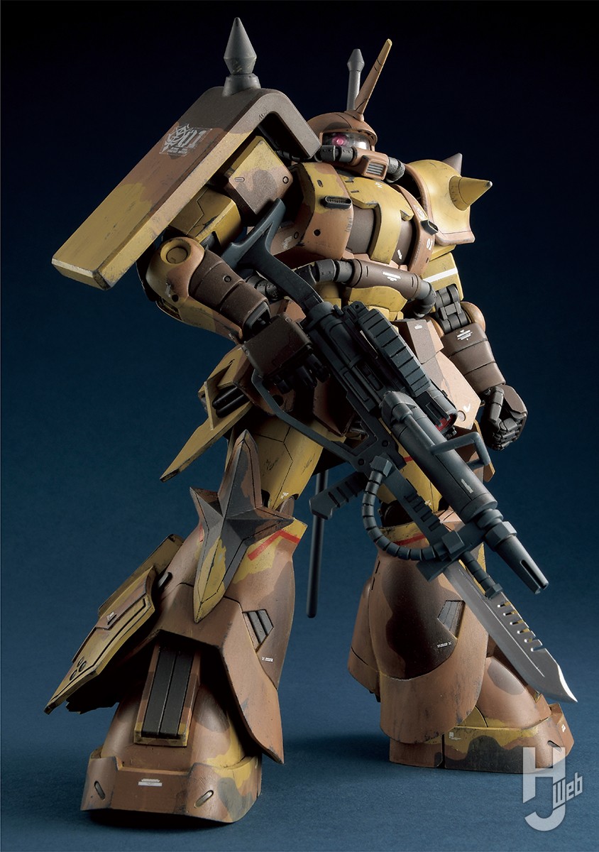 ガンプラ 改修完成品 ms06gd高機動型ザクⅡ（セルマ機）-