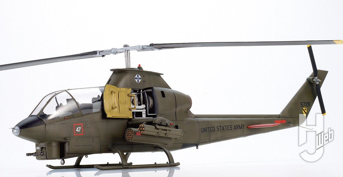 ICM 1/32スケール新キット「アメリカ陸軍 AH-1Gコブラ（初期型）」を