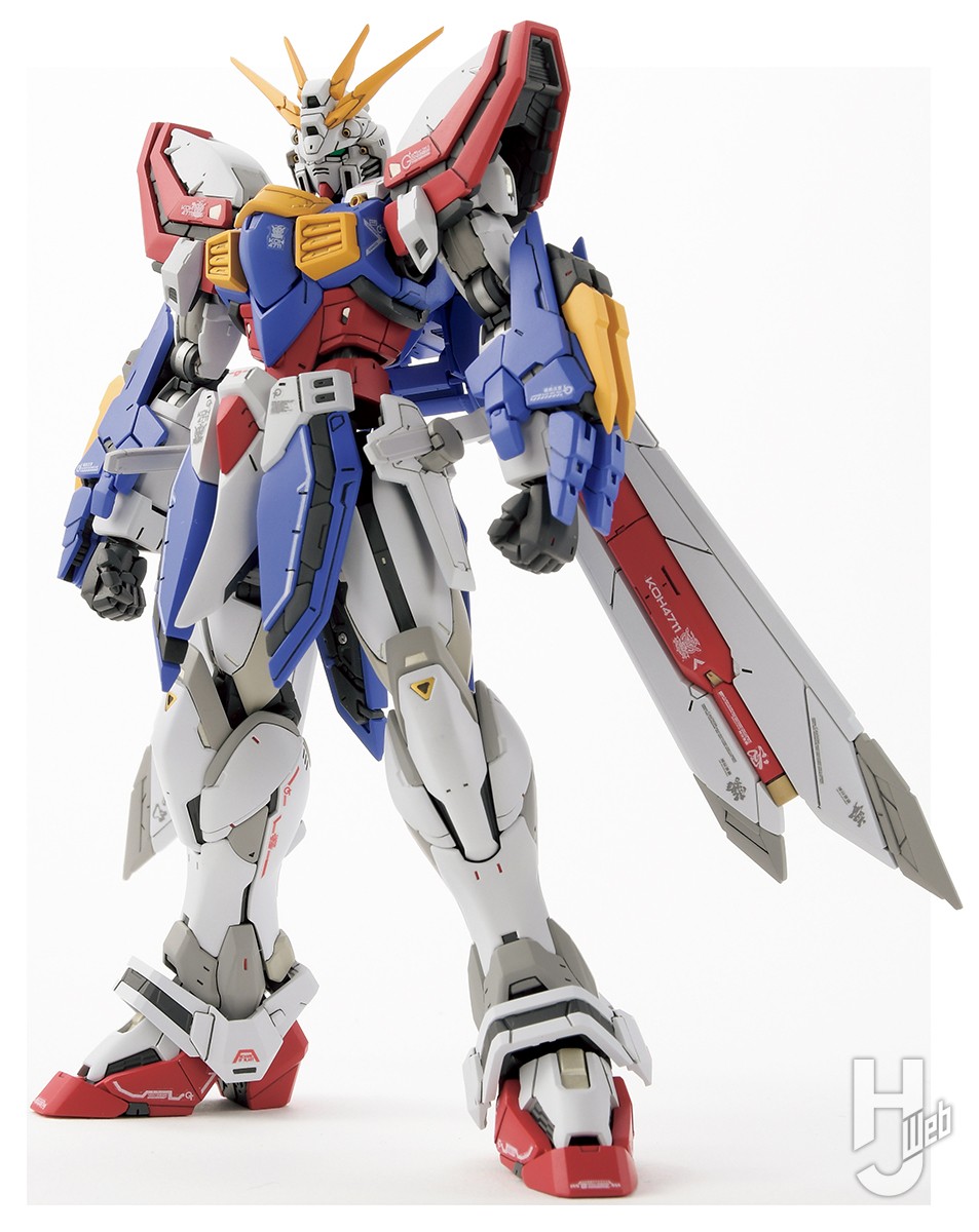 ガンプラ RG ゴッドガンダム ハイパーモード 全塗装品 - 模型/プラモデル