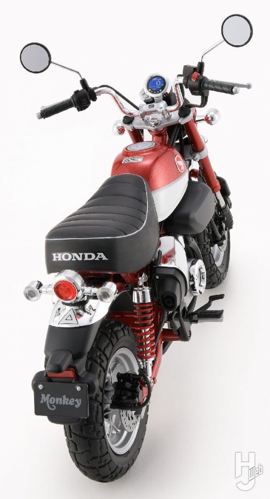 バイク模型製作指南書　Honda モンキー125　後ろ
