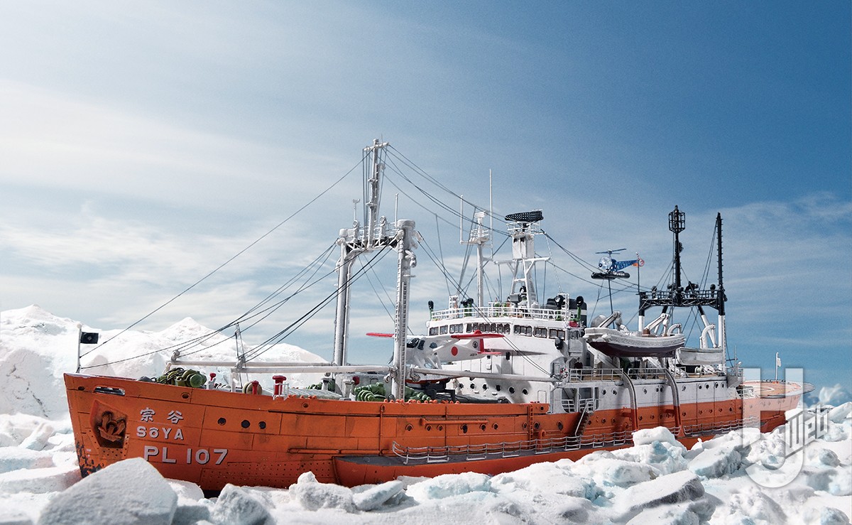 出航65周年! 「第二次南極観測船 宗谷」 世界観引き立つ氷海ベースの