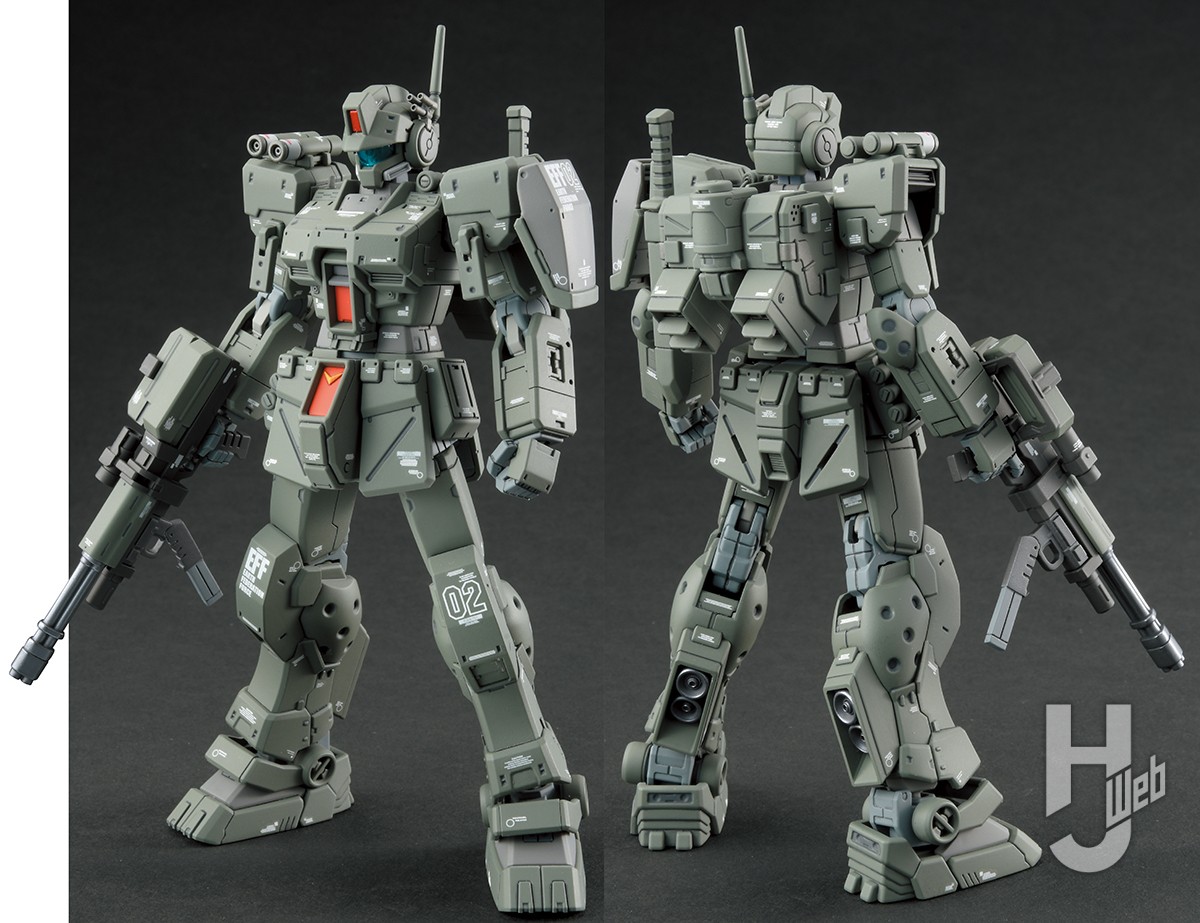 HGUC ジムスパルタン 全塗装完成品-