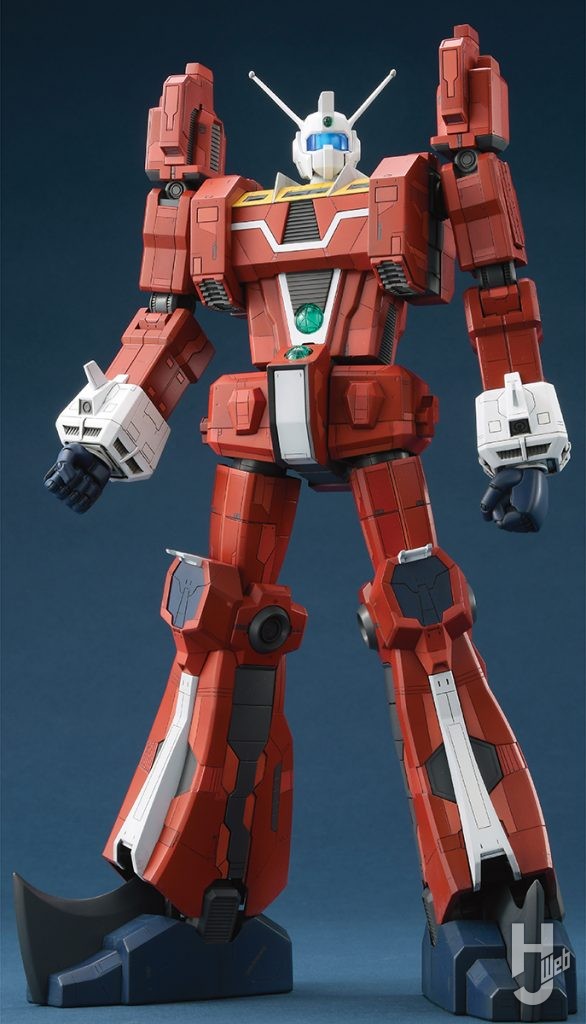 アオシマ1/450「イデオン」をパネルライン塗り分けで巨大ロボット