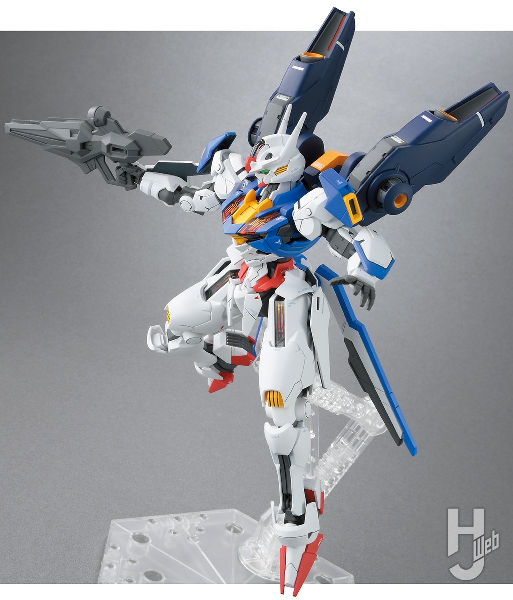 【室外機】HGガンダム・エアリアルu0026フライトユニット　全塗装完成品 ロボット