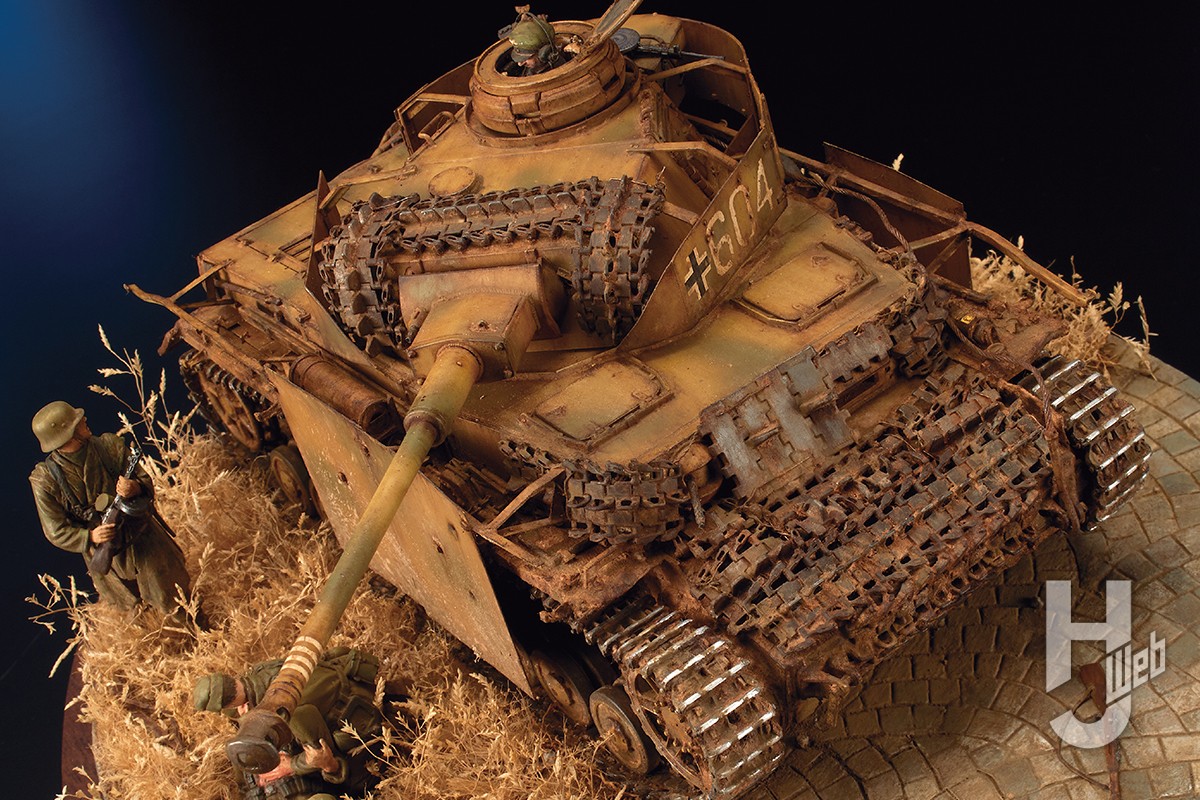 「古参のIV号」イメージで作るミニアート「IV号戦車 H型 ニーベルンゲン工場製 中期型〈1943年8月〉」