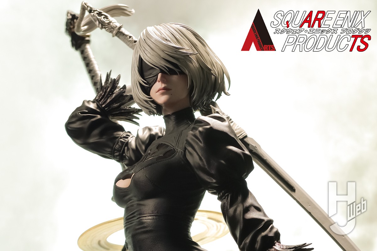 スクエアエニックス ニーアオートマタ 2B スタチュー - ゲームキャラクター