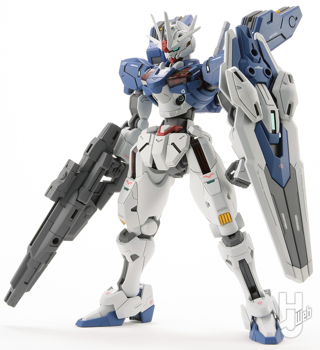 ガンプラ HG 1/144 水星の魔女 エアリアル改修型 全塗装品-