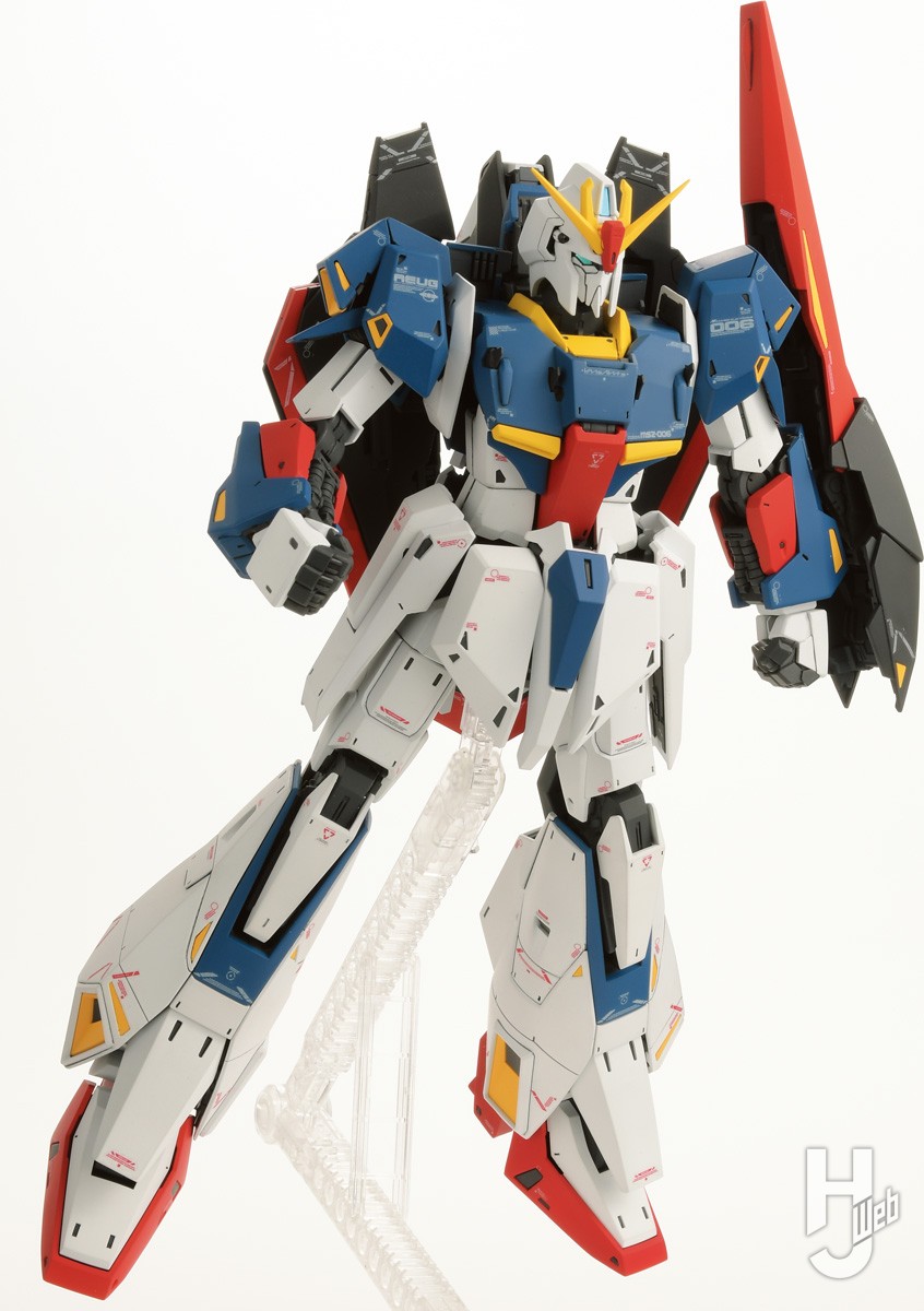 mg zガンダム ゼータガンダム ver.ka 完成品 ハイパー・メガ・ランチャー付き ガンプラ 全塗装 mg 1/100 - プラモデル