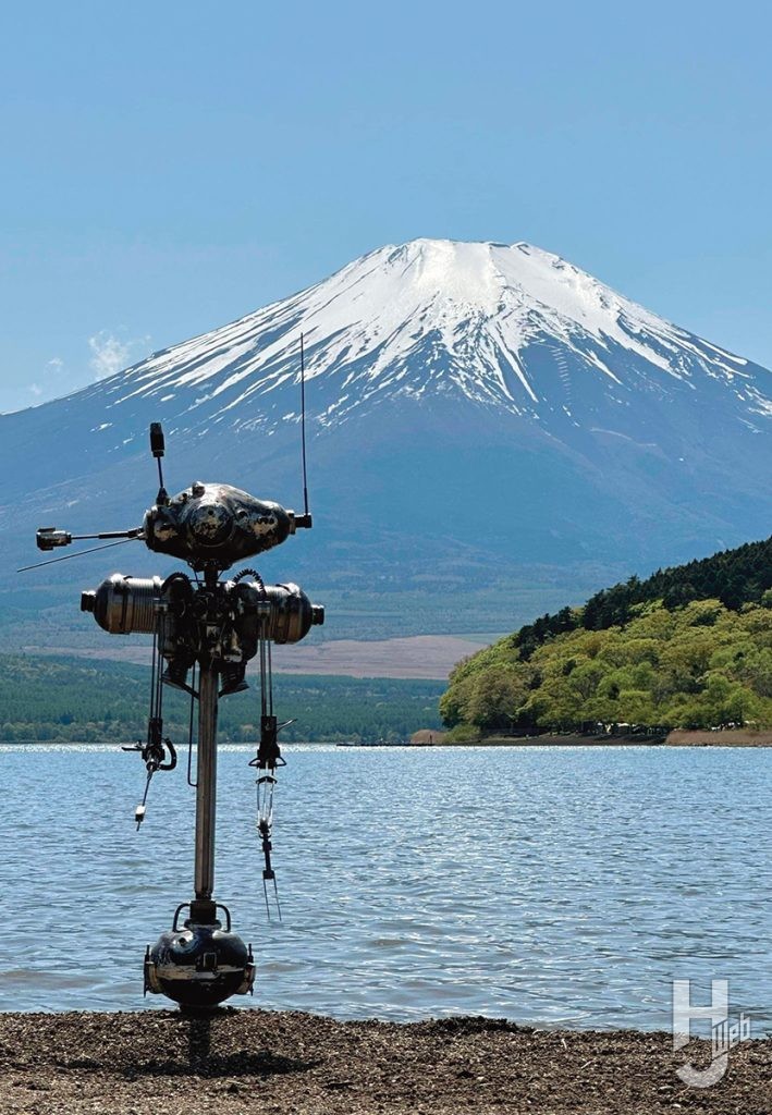 富士山をバックにしたノイスポッター