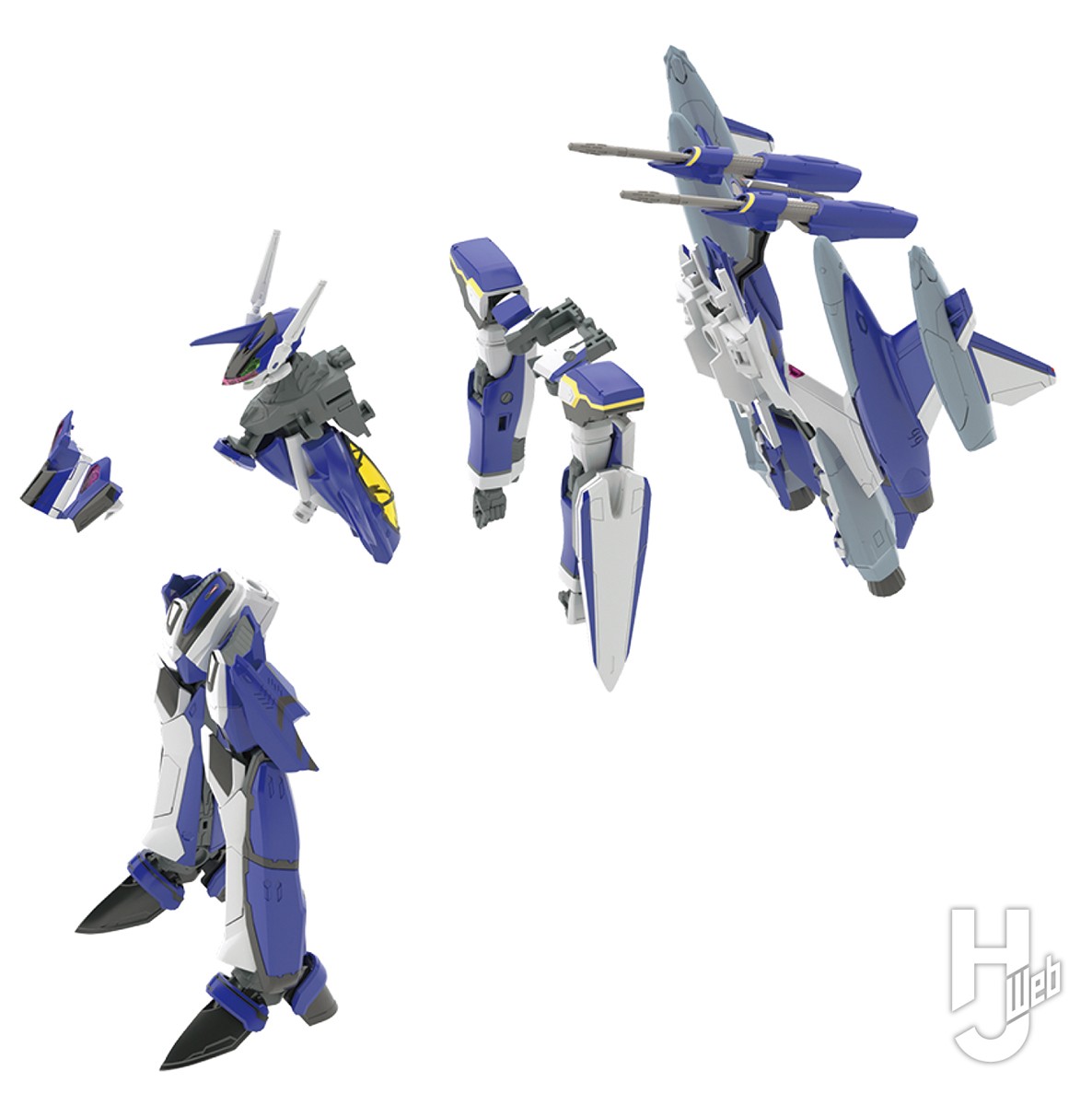 マクロス』HGシリーズよりYF-29 マックス機の全容を公開！差し替え3段 