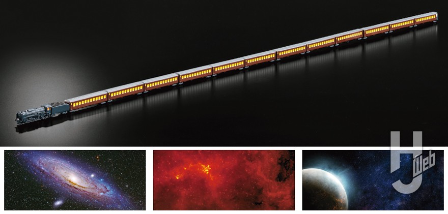 銀河鉄道999号とディスプレイ用大宇宙ポスター3種の画像