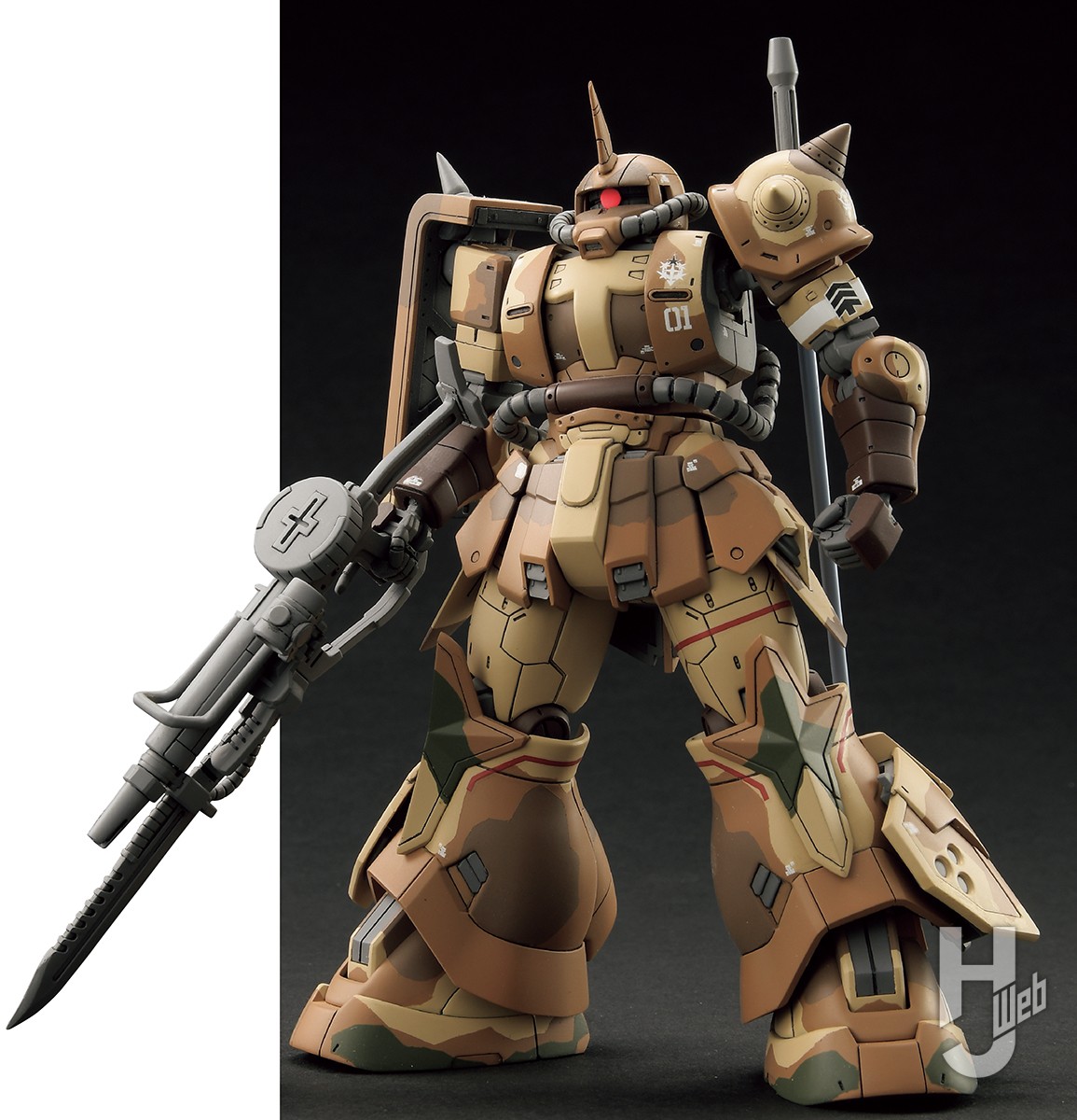 HG 高機動型ザク 地上用 (エグバ機)完成品！！ - 模型/プラモデル