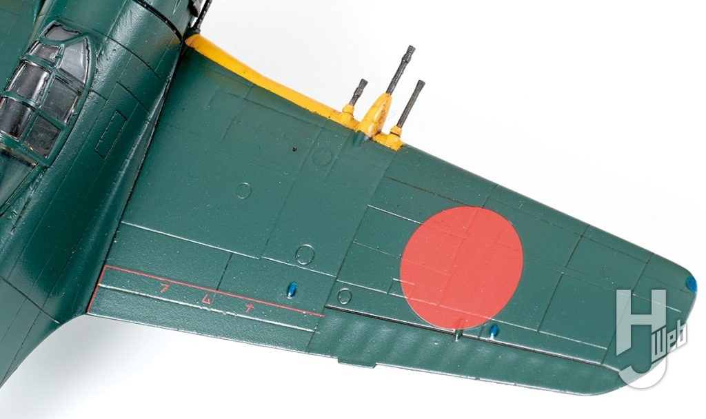 日本海軍 川西 J6K 陣風（後期型）　主翼