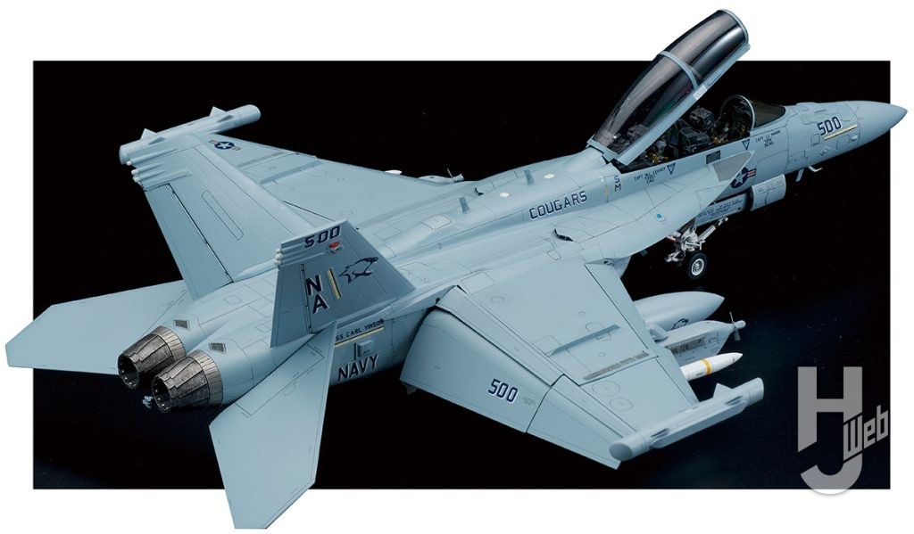 ボーイング EA-18G グラウラー　全体画像　背面