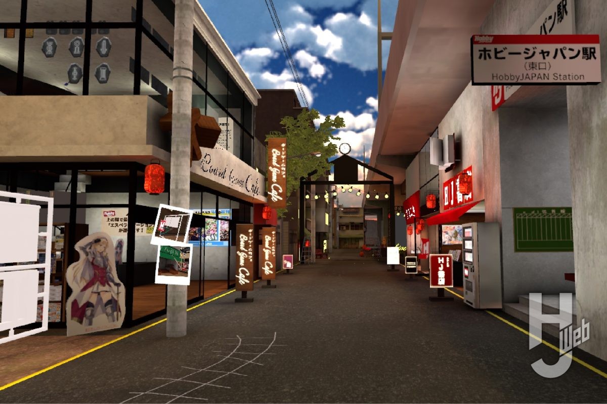 バーチャル空間にホビー満載の商店街が誕生⁉「ホビージャパン駅前商店街」VRChatにオープン！