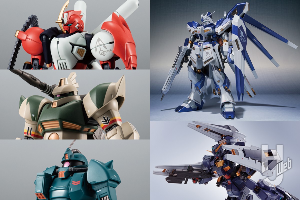 「ゲルググキャノン」、「ザク・マリンタイプ」、「アンカーガンダム」、「ガンダムTR-1［ヘイズル改］」など宇宙世紀作品を中心にROBOT魂新作が大量ラインナップ！