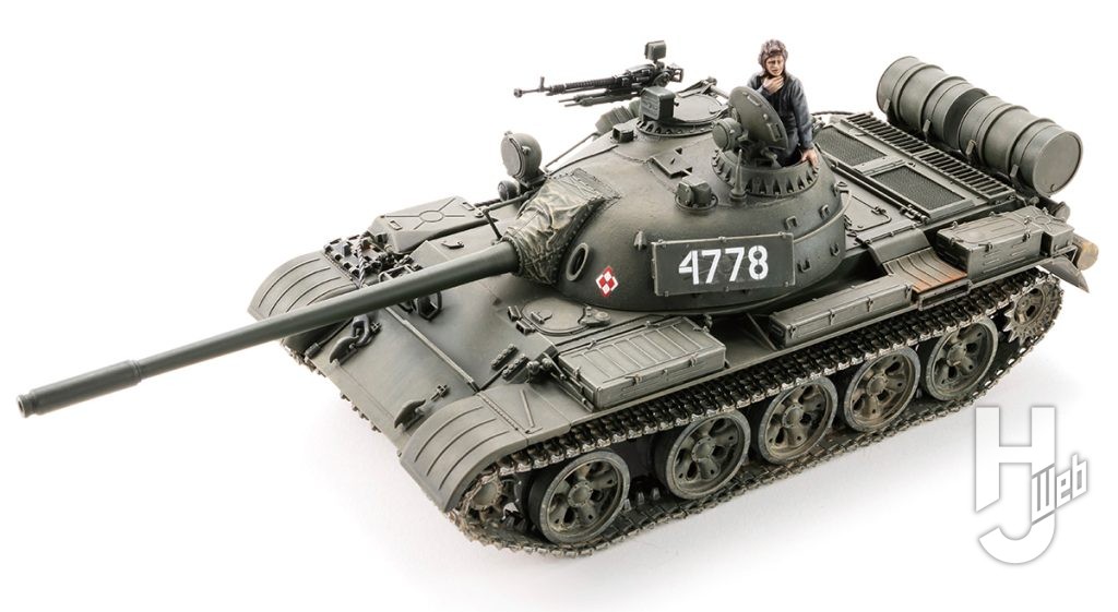 ソビエト戦車 T-55A　正面