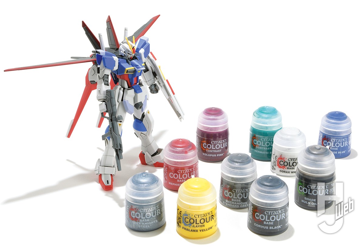 部分塗装にはシタデルカラー！「HG フォースインパルスガンダム」を