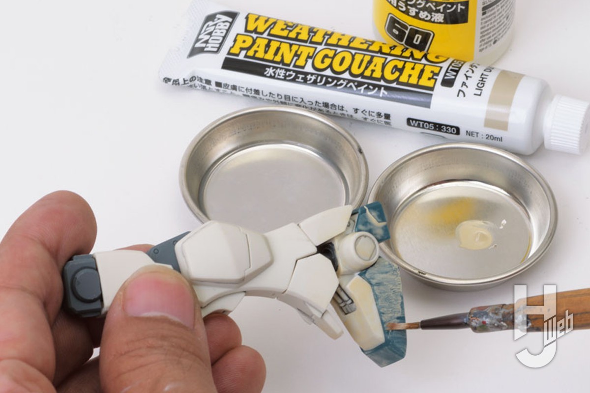 水性ウェザリングペイントを使いこなすたった2つのポイントを伝授