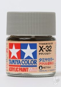 タミヤカラー アクリル塗料チタンシルバー