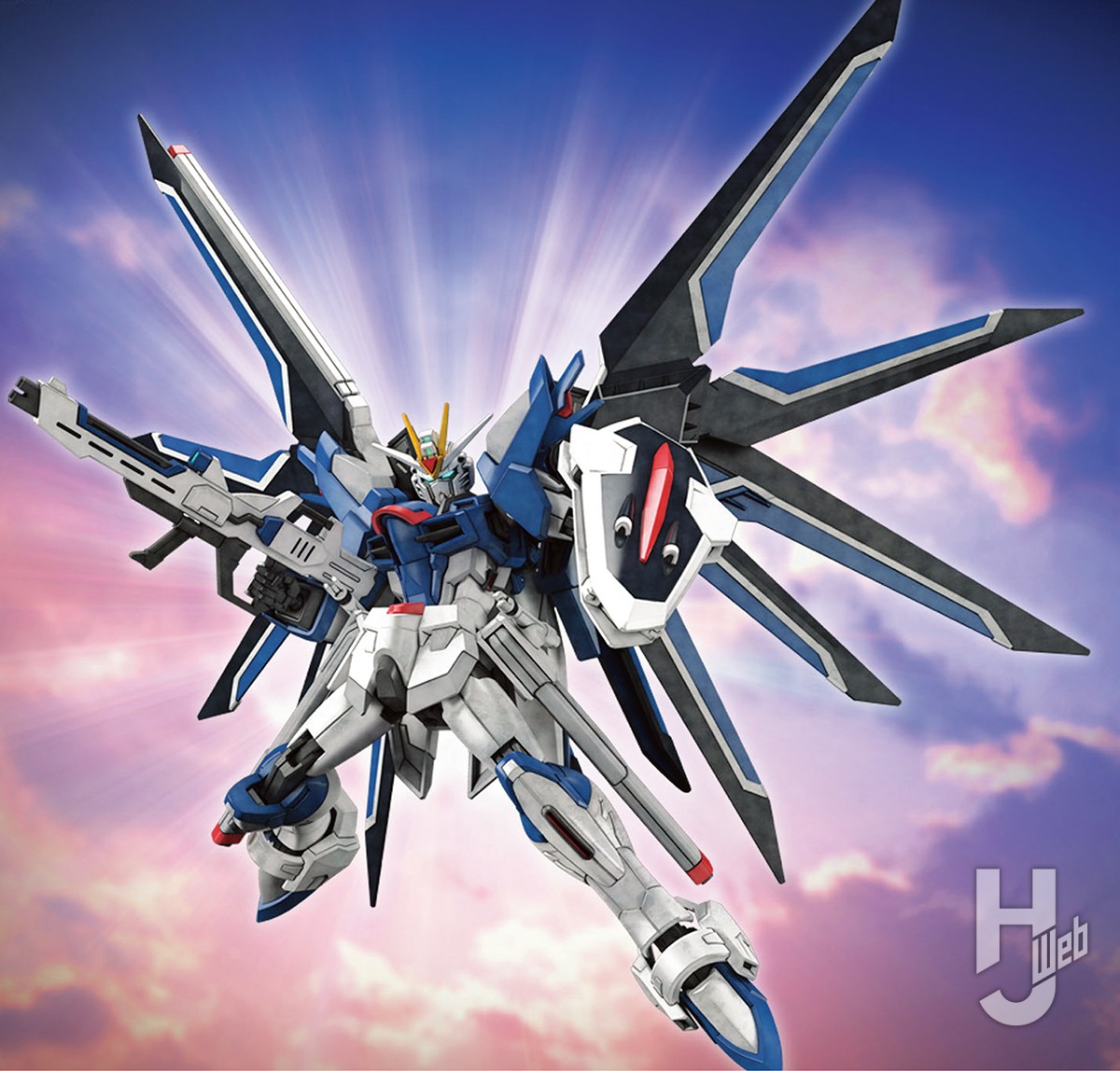 公開が2ヵ月後に迫る『ガンダムSEED FREEDOM』のライジングフリーダム 