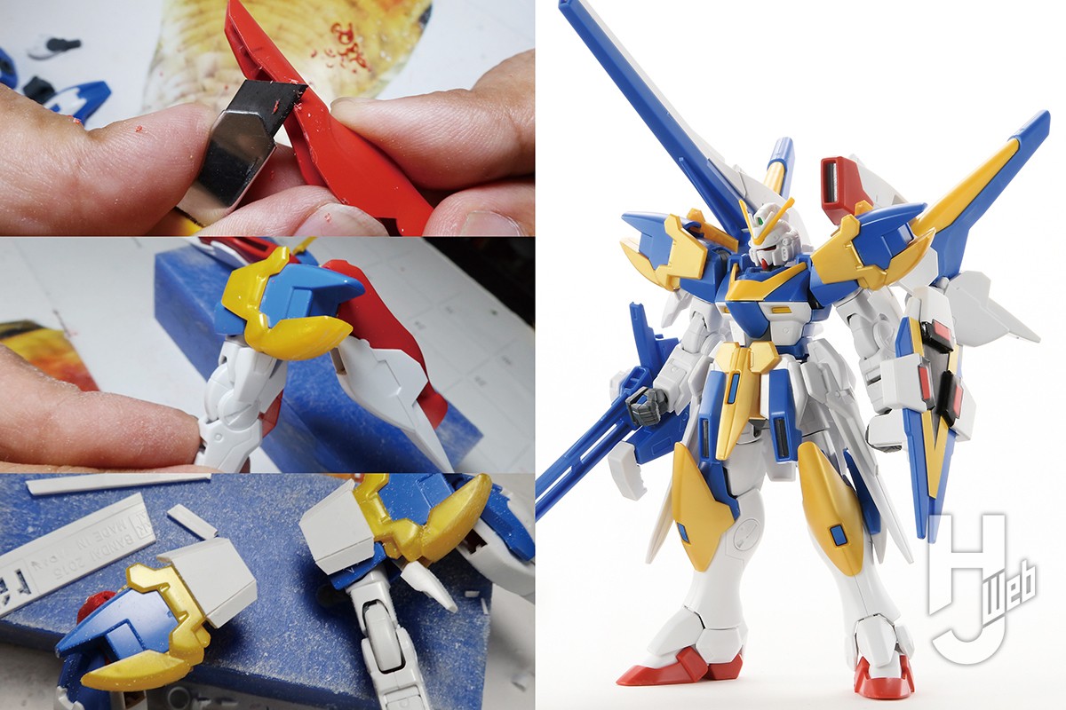 HG V2アサルトバスターガンダム 全塗装 ガンプラ完成品 - 模型/プラモデル