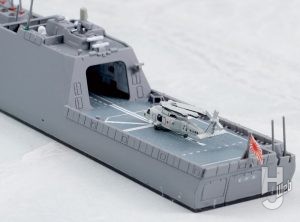 タミヤ　海上自衛隊 護衛艦 FFM-1 もがみ　艦尾